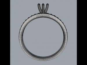 350mm Engagement Ring Modèles 3D en vedette