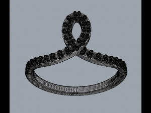 Minimalist Diamond Ring 3D Принт Модель