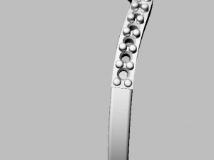 Minimalist Diamond Ring 3D Print Model