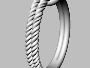 Knot Ring 3D Print Model