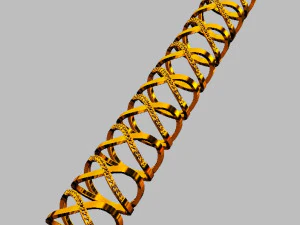 Cross Diamond Ring 3D Print Model