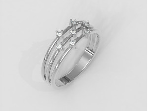 Diamond Ring 3D Print Model