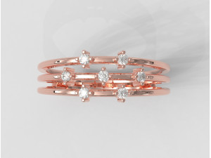 Diamond Ring 3D Print Model