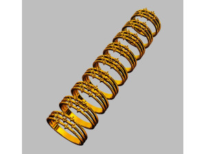 Diamond Ring 3D Print Model