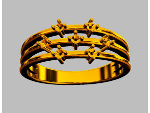 Diamond Ring 3D Print Model