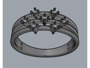 Diamond Ring 3D Print Model