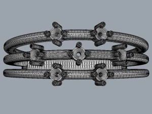 Diamond Ring 3D Print Model