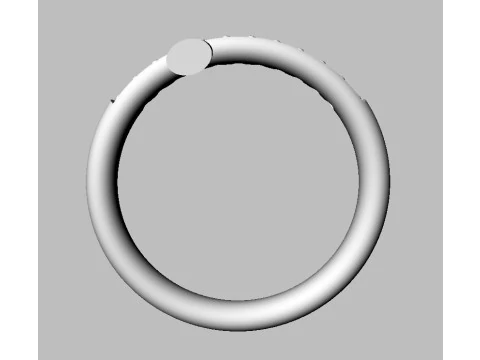 Cross Diamond Ring 3D Print Model