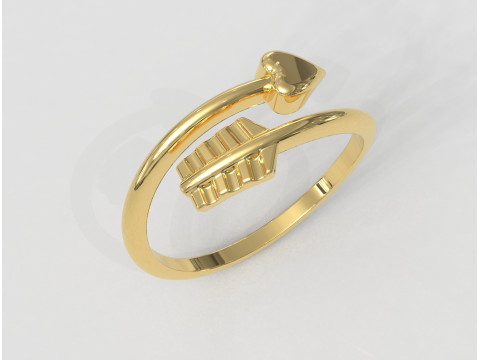 Arrow Ring 3D 프린트 모델