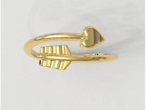 Arrow Ring 3D Print Model