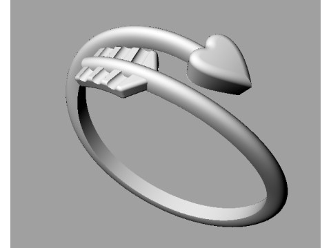 Arrow Ring 3D 프린트 모델