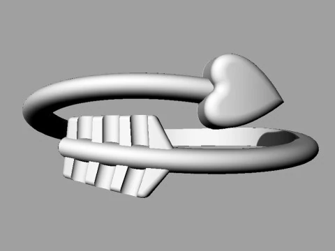 Arrow Ring 3D Print Model