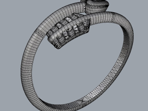 Arrow Ring 3D 프린트 모델
