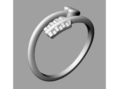 Arrow Ring 3D Print Model