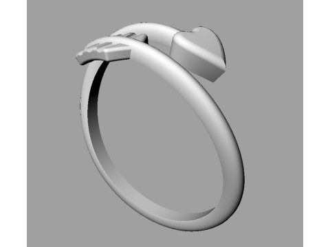 Arrow Ring 3D 프린트 모델