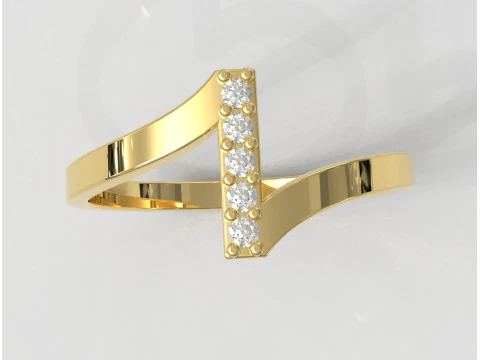 Diamond Ring 3D Print Model