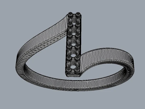 Diamond Ring 3D Print Model