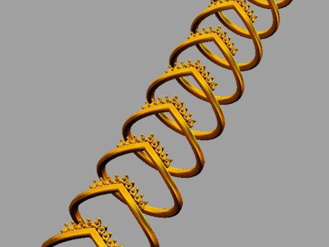 Classic Diamond Ring Modèles 3D en vedette