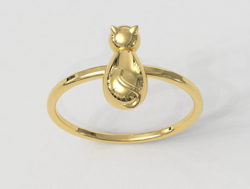 Kattenring 3D printmodel .c4d .max .obj .3ds .fbx .stl .blend 