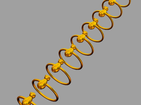 Cat Ring 3D प्रिंट मॉडल