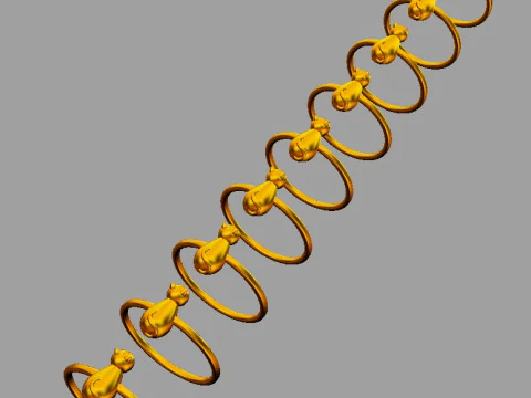 Kattenring 3D printmodel