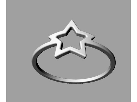 5 Geometrical Rings Model Cetak 3D