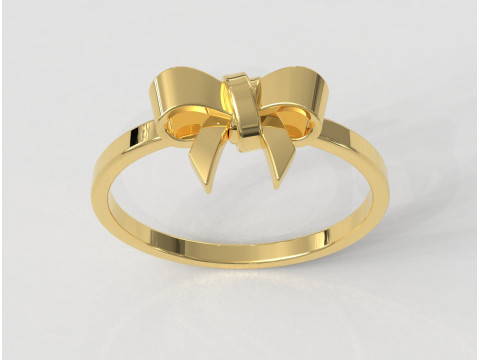 Bow Knot Ring Modelo de impresión 3D