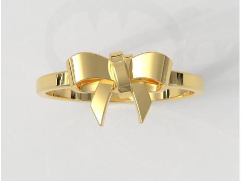 Bow Knot Ring 3D Print Model