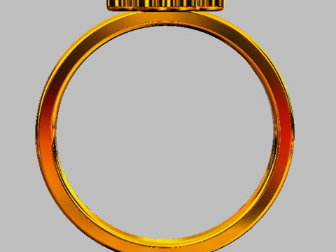Clover Diamond Ring Modelo de impresión 3D