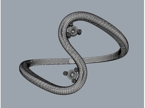 Модне кільце з діамантом 3D Принт Модель