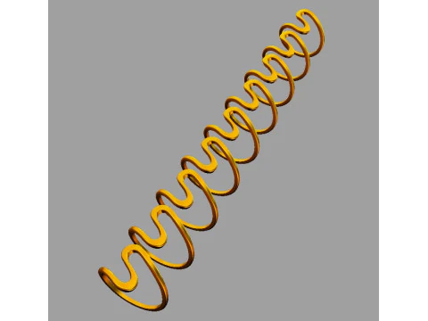 Wave Ring 3D Print Model