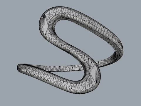 Wave Ring 3D Print Model