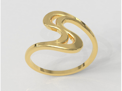 Wave Ring Modèles 3D en vedette