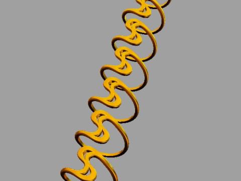 Wave Ring 3D Print Model