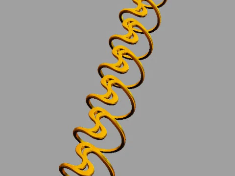 Cincin Gelombang Model Cetak 3D