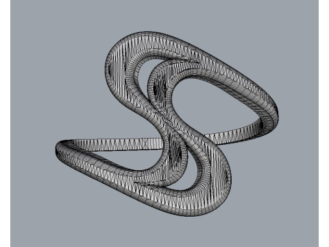 Wave Ring 3D Print Model