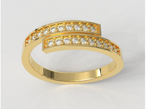 Diamond Ring 3Dプリントモデル