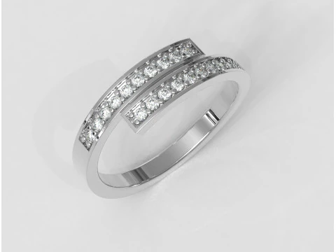 Diamond Ring 3D Print Model