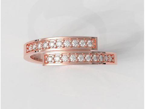 Diamond Ring 3D Print Model