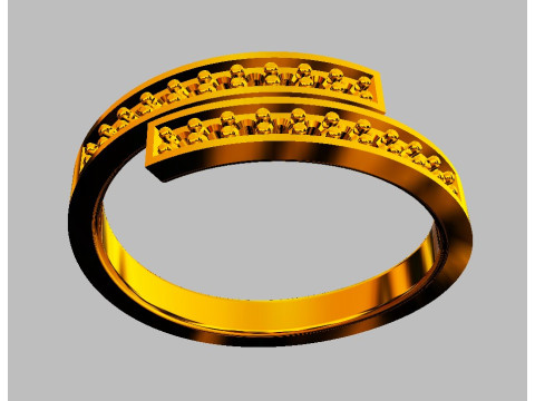 Diamond Ring 3Dプリントモデル