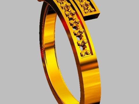 Diamond Ring 3Dプリントモデル