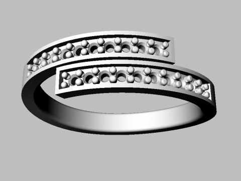 Diamond Ring 3Dプリントモデル