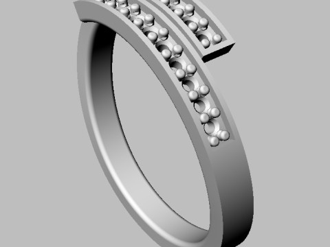 Diamond Ring 3Dプリントモデル