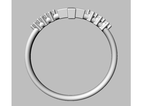 Cross Diamond Ring 3D Принт Модель
