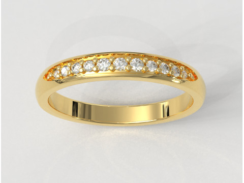 Diamond Degrade Half Band 3D 打印模型