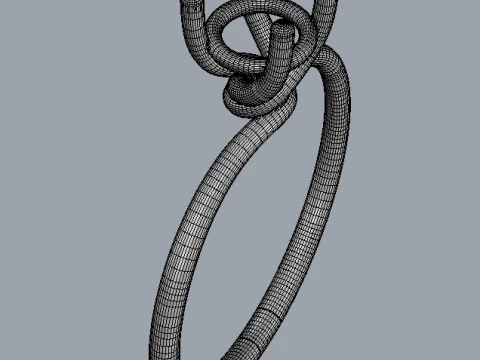 ट्विस्ट सॉलिटेयर रिंग - 5 मिमी 3D प्रिंट मॉडल