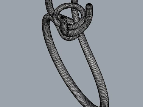 ट्विस्ट सॉलिटेयर रिंग - 5 मिमी 3D प्रिंट मॉडल