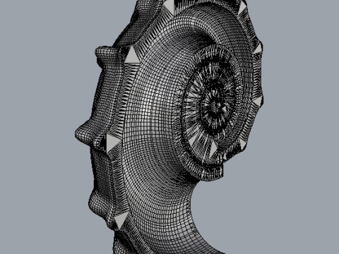 Shell Pendant Model do druku 3D
