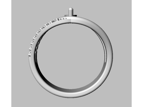 Marquise Gemstone Diamond Ring 3D 프린트 모델