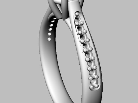 5mm Engagement Ring Modèles 3D en vedette